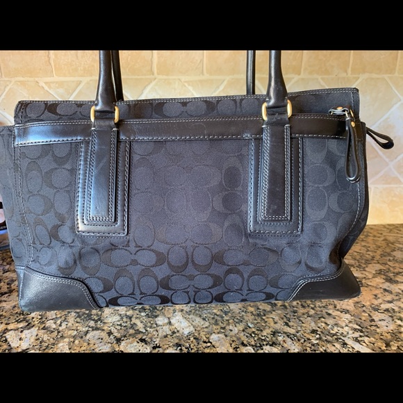 Host Pick! Stylish Coach Tote Purse Briefcase EUC - Picture 2 of 14